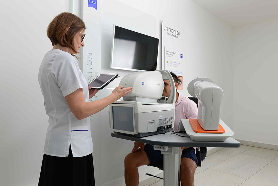 optometrista szemvizsgálat