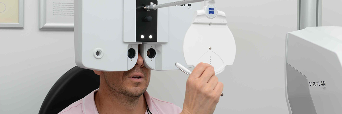 optometrista látásvizsgálat