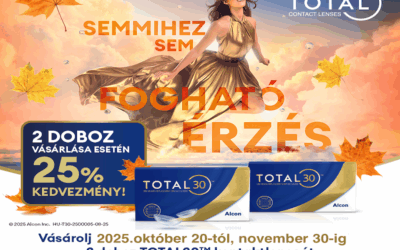 2 doboz Total30 kontaktlencse 25% kedvezménnyel!